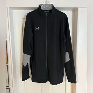 Under Armour Black and Gray Windbreaker Jacket